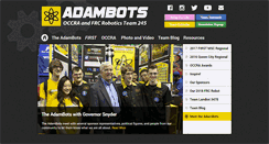 Desktop Screenshot of adambots.com